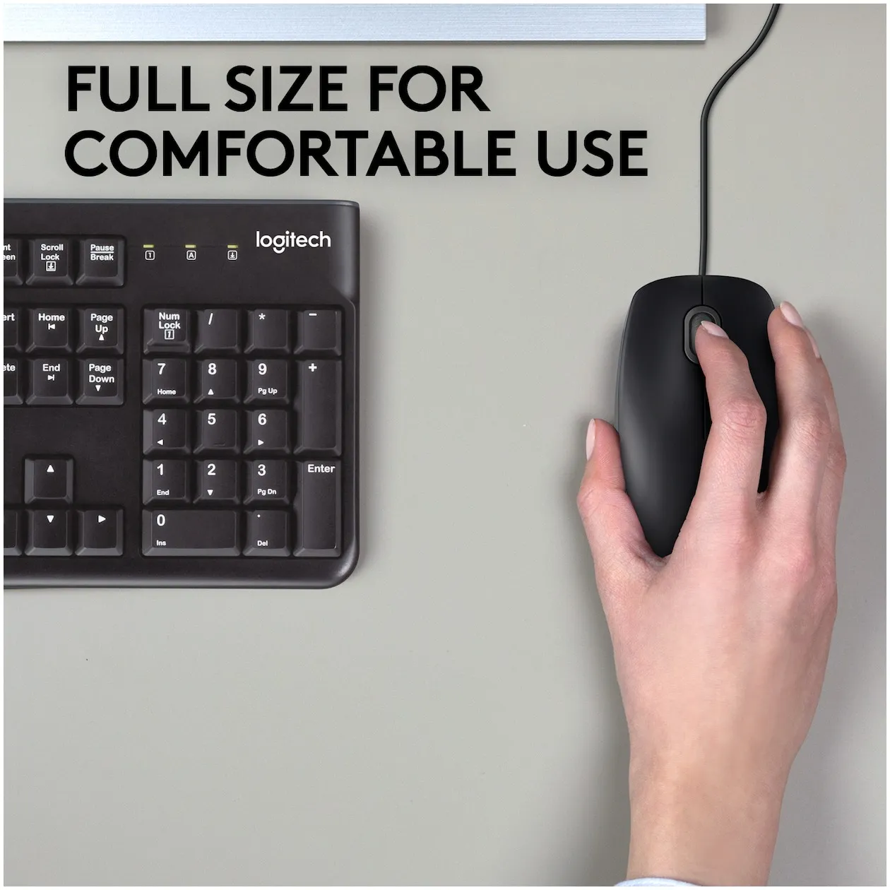 Logitech B110 Silent Zwart Muis kopen? | Expert.nl