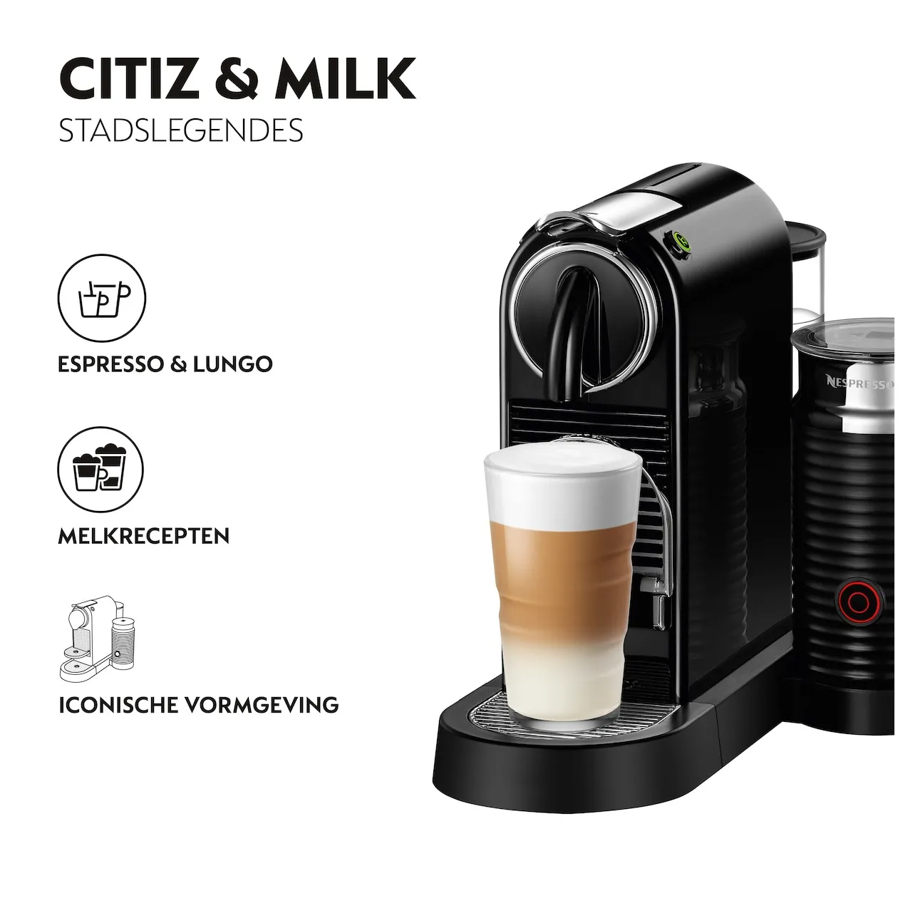 Magimix Nespresso CitiZ & Milk 11317NL Zwart Nespresso kopen? | Expert.nl
