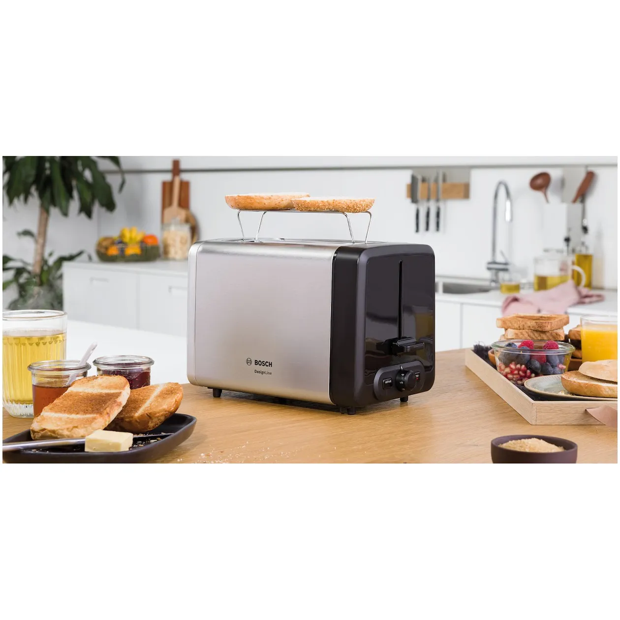Broodrooster Bosch DesignLine TAT4P420 Stainless Steel