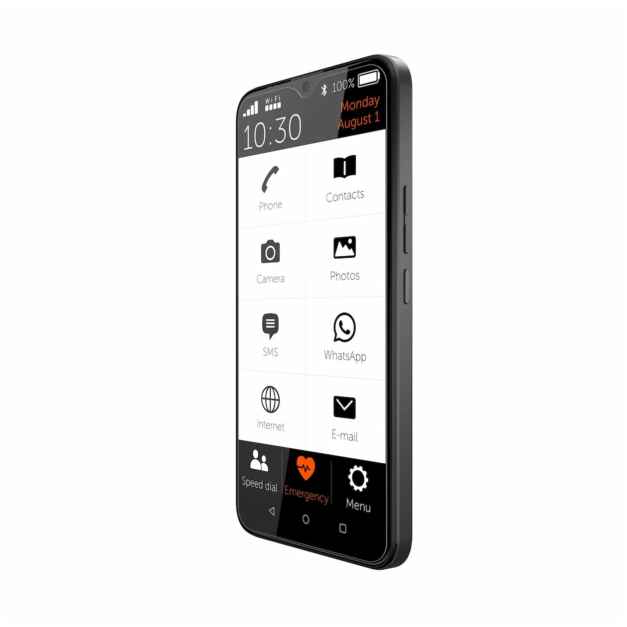 Custodia Caseroxx TPU Bianca Per Gigaset GS5 Pro SE / GS5 / GS5 Lite / GS5 Senior - Protezione Antiurto - 2