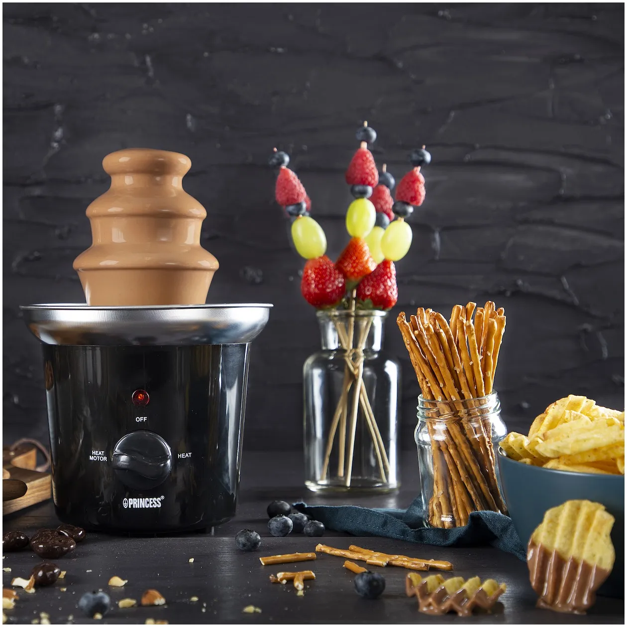 Fontana Di Cioccolato Princess 292994 - 32W, Nero, Compatta, Per Feste E Dessert - Foto 5