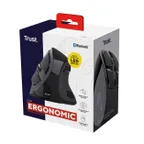 Trust Voxx Oplaadbare Ergonomische Draadloze Muis Zwart Muis kopen