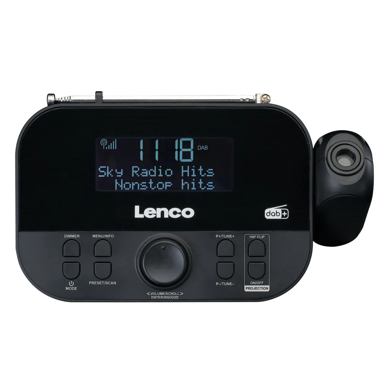 Lenco CR-615 Zwart Wekker radio kopen