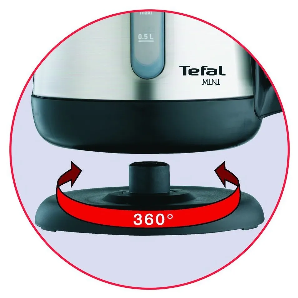 Tefal Mini BI8125 RVS 0,8L | Coolblue | Waterkokers
