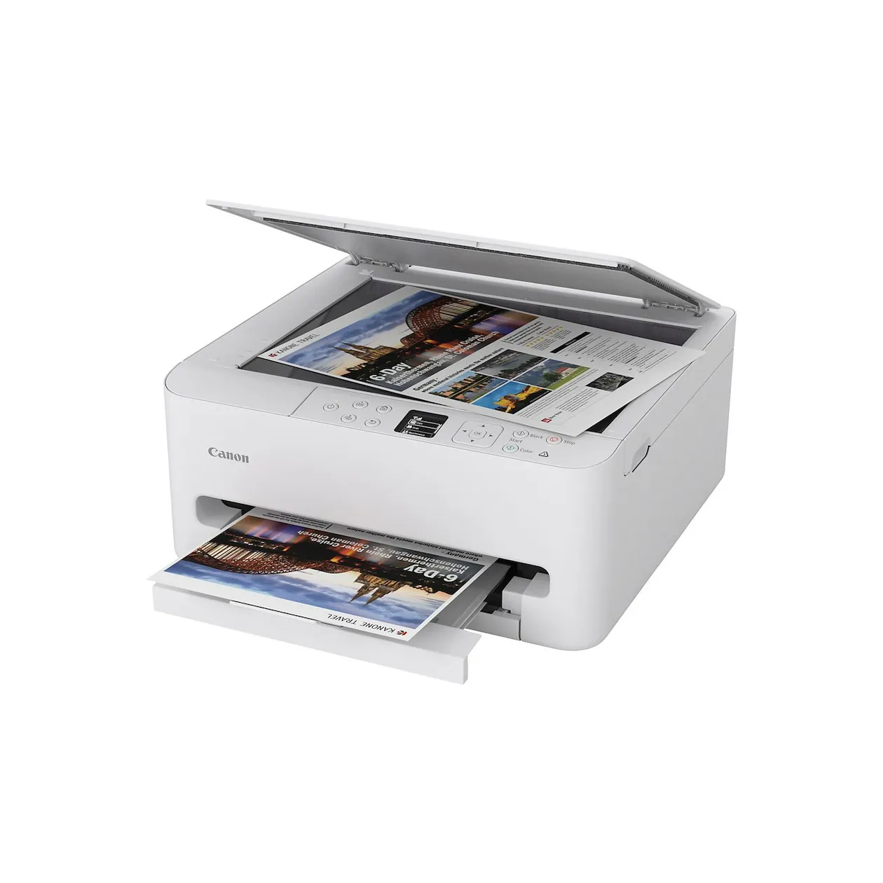 Canon PIXMA TS6550i – All-in-one Printer Met Wi-Fi, 1,42” OLED, FINE-inkt, 14/9 Ipm, Scan En Kopieer – Ideaal Voor Thuis, Met Print Plan