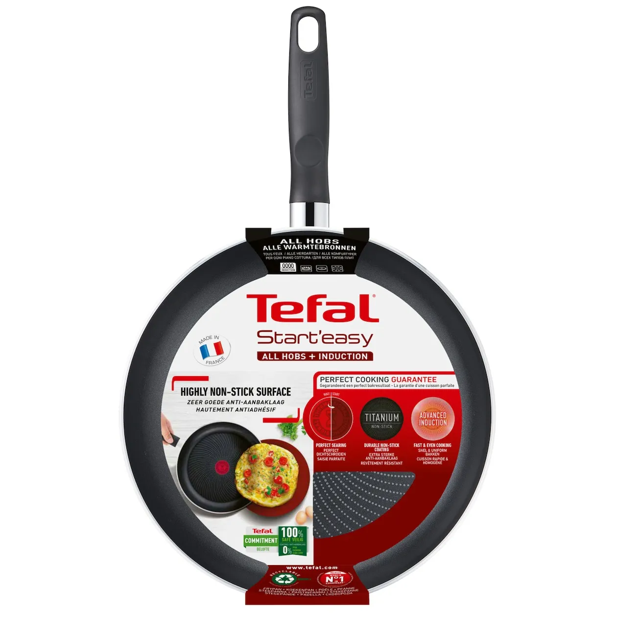 TEFAL Renew Black Hapjespan 24 cm