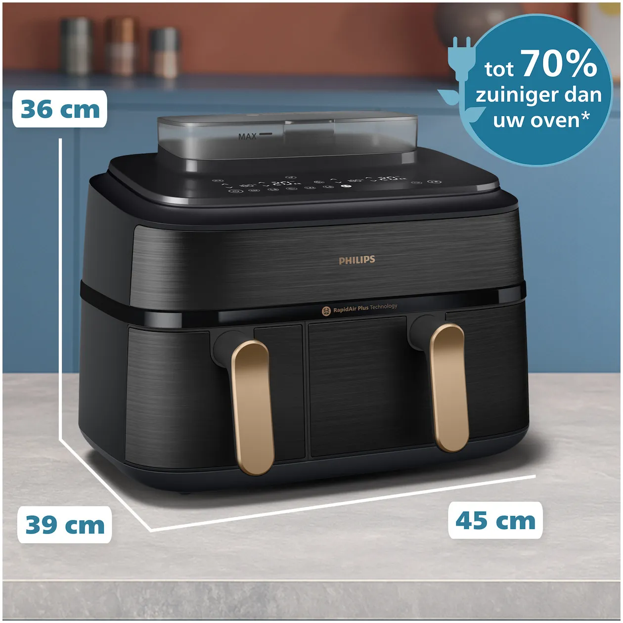 Philips NA552 00 Dual Basket Airfryer Kopen Expert nl