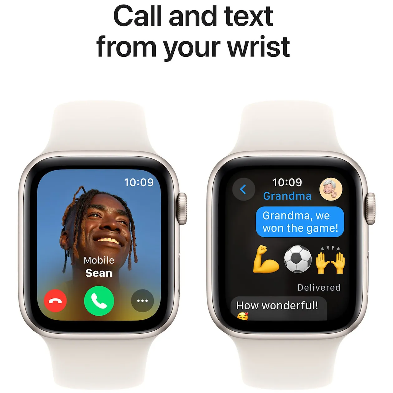 Apple Watch SE GPS 44mm Aluminium Case met Sport Band - S/M Starlight ...