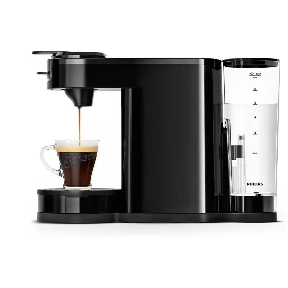 Macchina Da Caffè Philips HD6592/64 Nera - Senseo 2 In 1, Per Cialde E Caffè Filtro, Caraffa Termica In Acciaio
