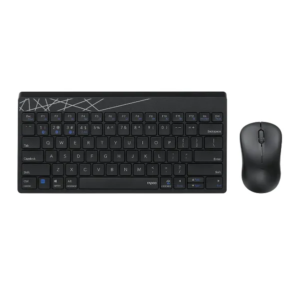 Rapoo 9600M Multi-mode draadloze desktopset - Vos Systems