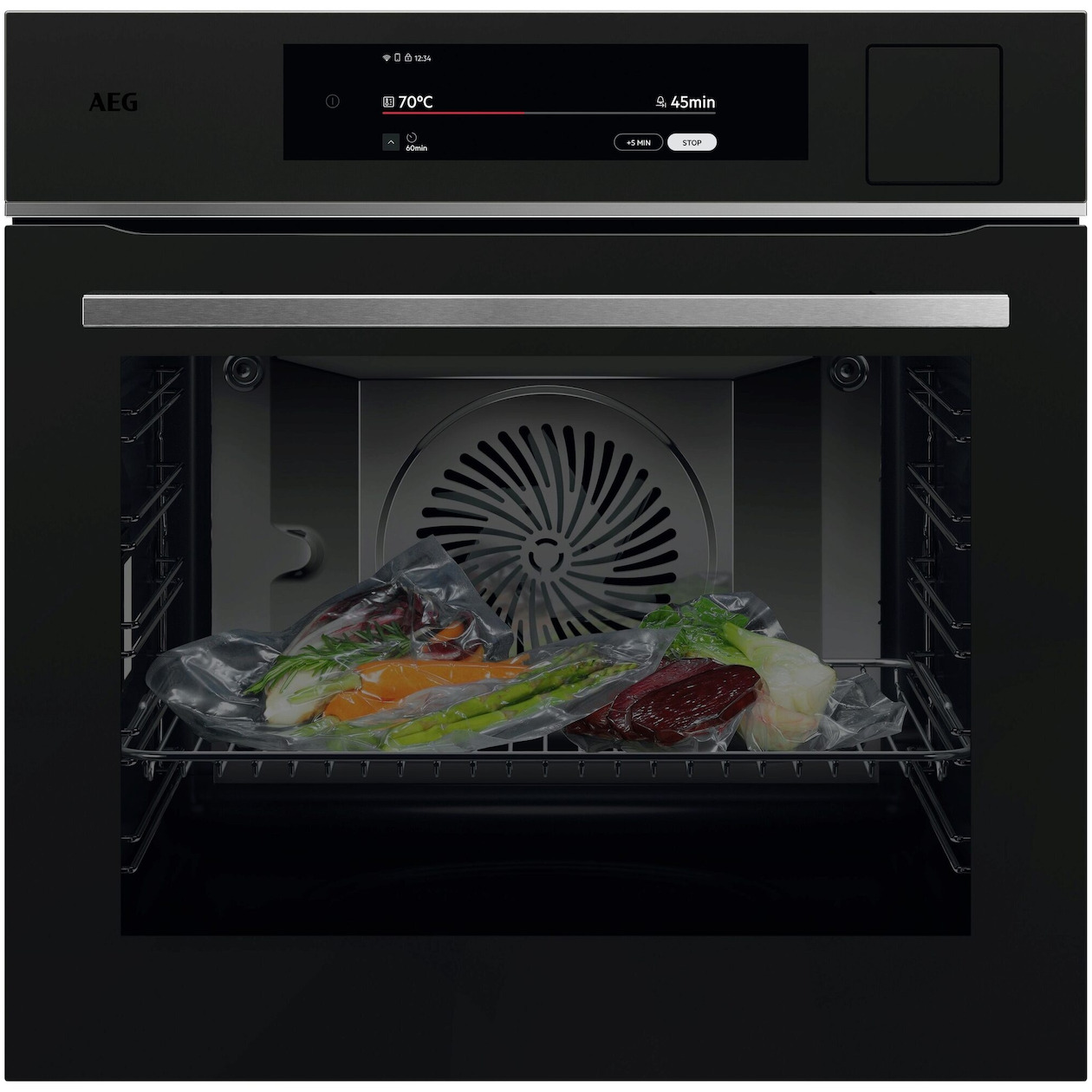 AEG TP9SB831AT Inbouw combi stoomoven Zwart afbeelding