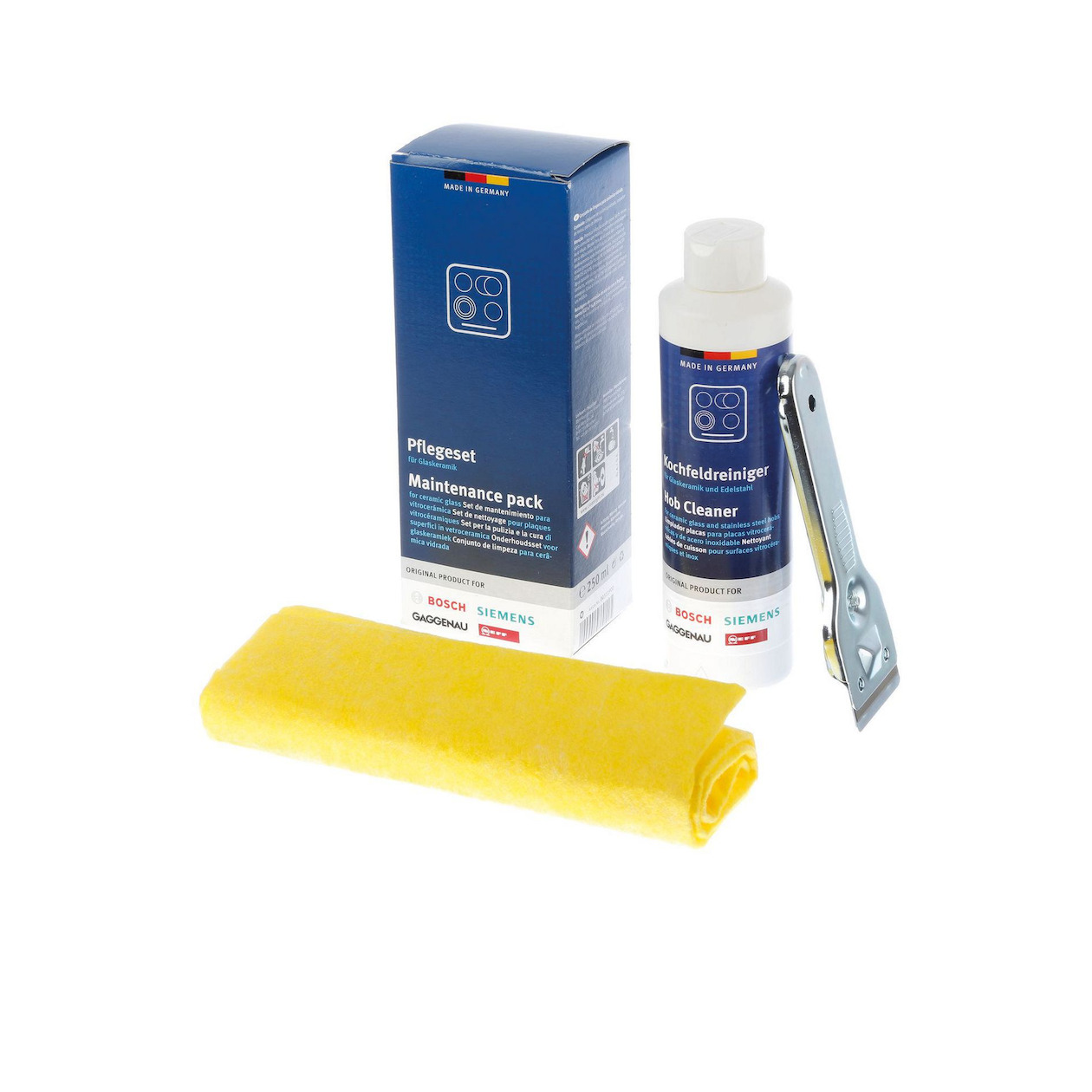 Bosch onderhoudsset keramische kookplaat Kookplaat accessoire afbeelding