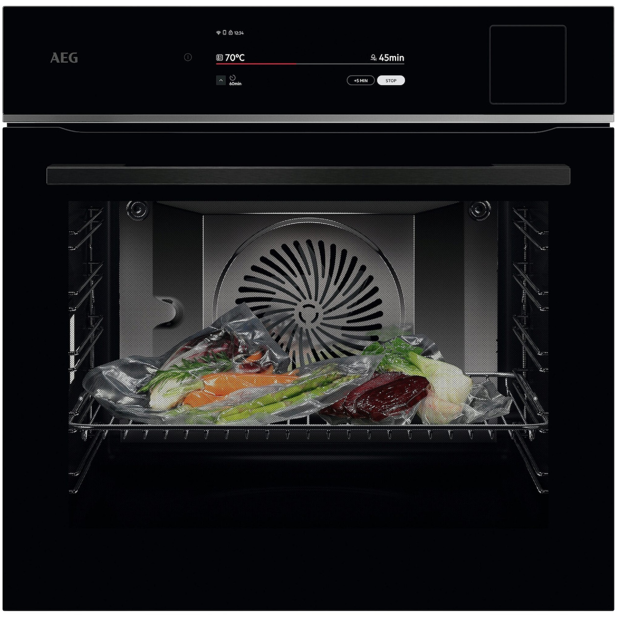 AEG TP9SB831AB Inbouw combi stoomoven Zwart afbeelding