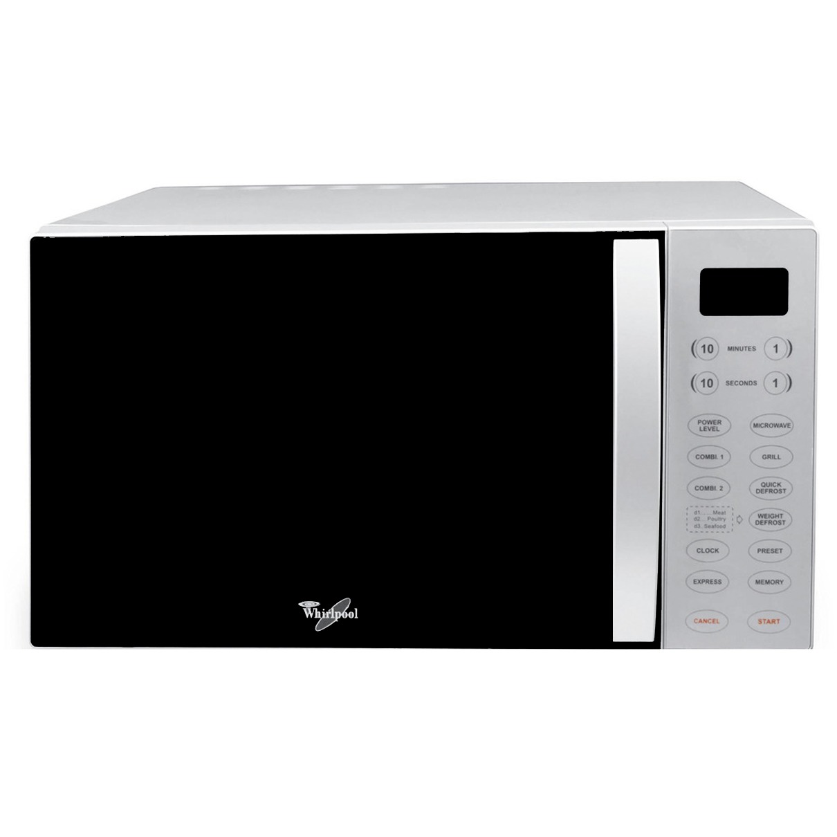 Whirlpool MWO 611 SL Solo magnetron Zilver, foto 2