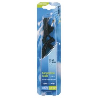 Scanpart scheerapparaatsnoer 1,8m Medische verzorging accessoire Zwart