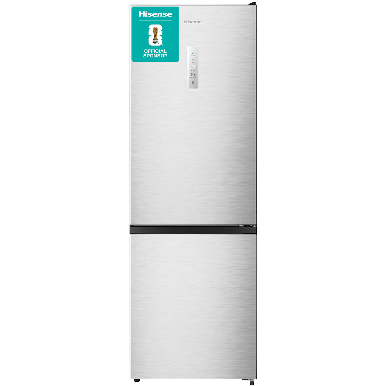 Hisense RB372N4CCD Koel-vriescombinatie Zilver