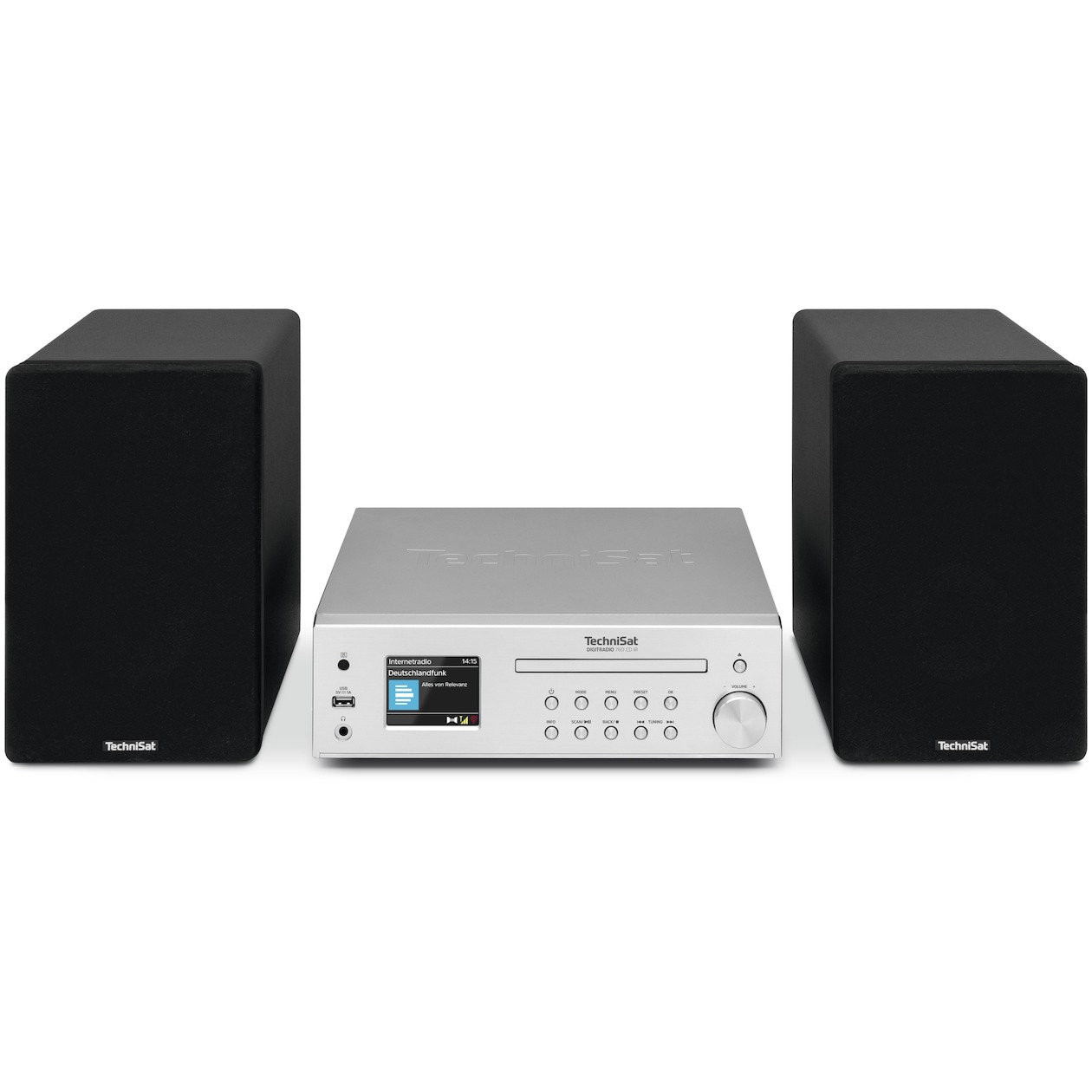 TechniSat Digitradio 760CD IR Hybride radio Zilver afbeelding
