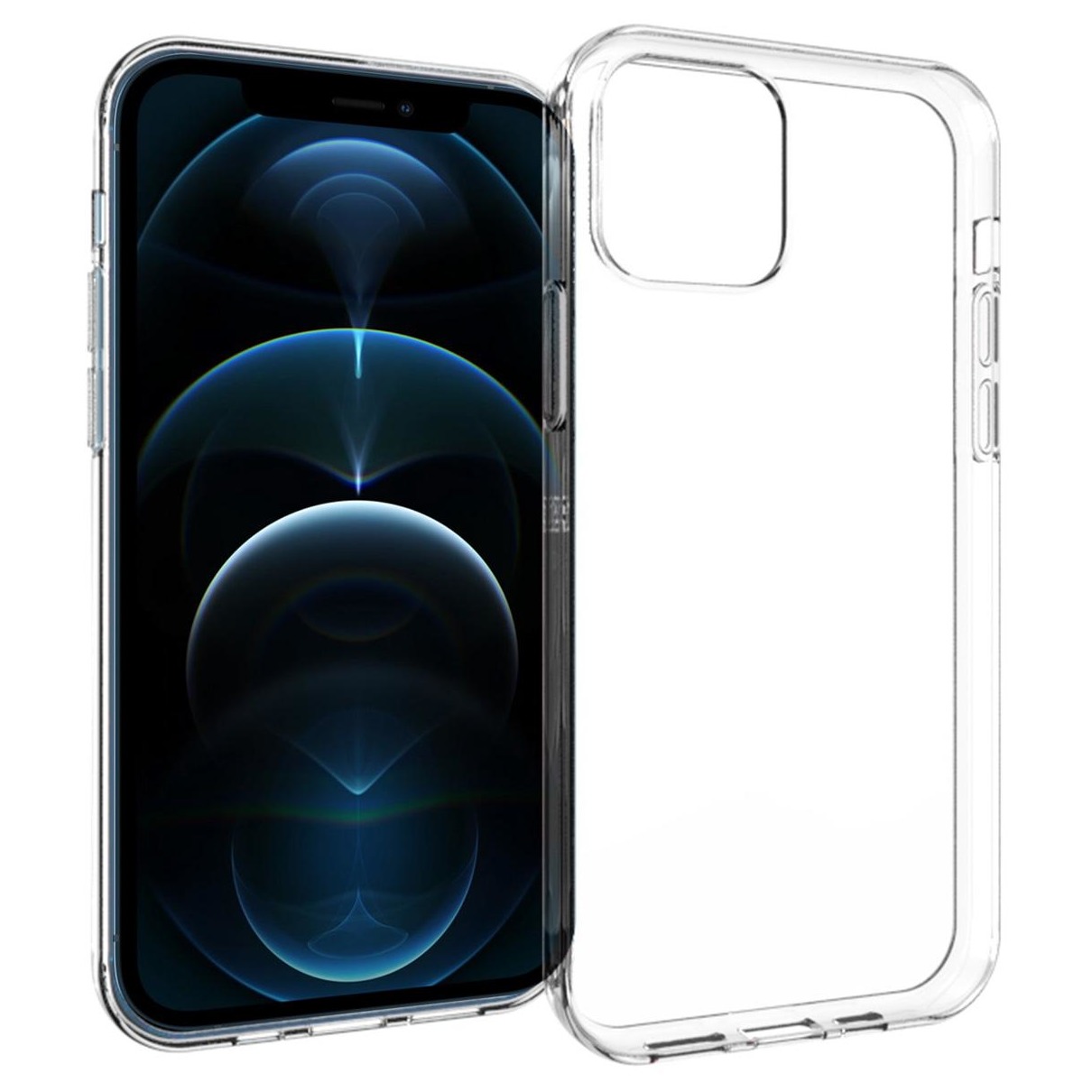 Accezz Clear Case voor Apple iPhone 12 (Pro) Telefoonhoesje Transparant afbeelding