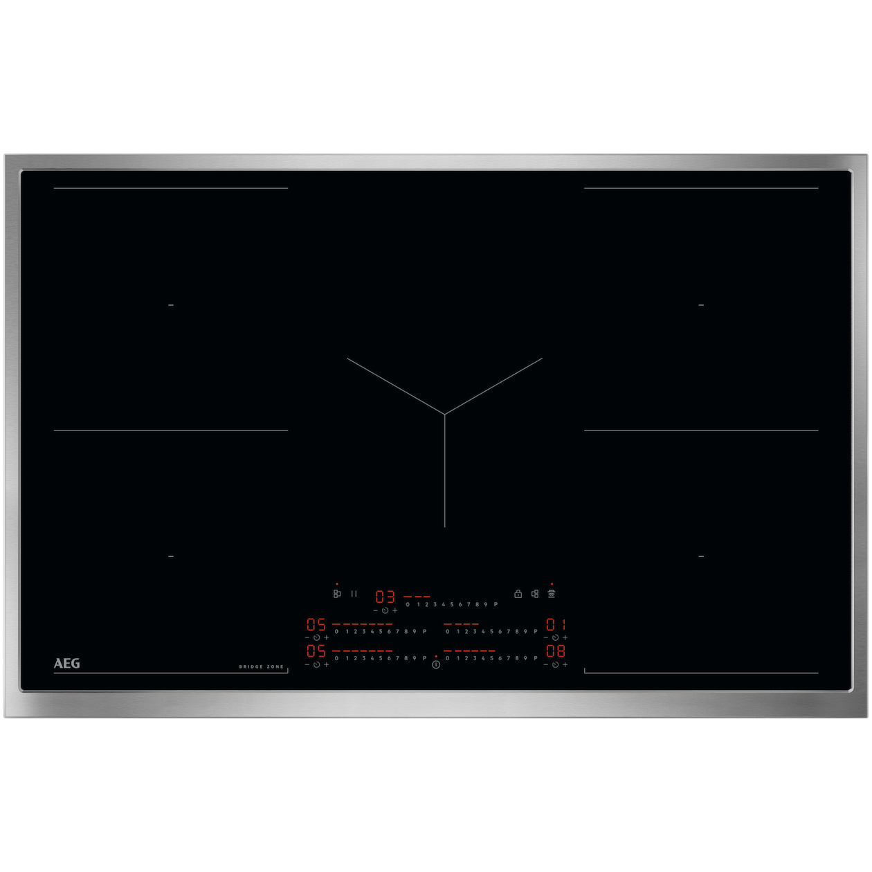AEG TK85IM0FXB Inductie kookplaat Zwart afbeelding