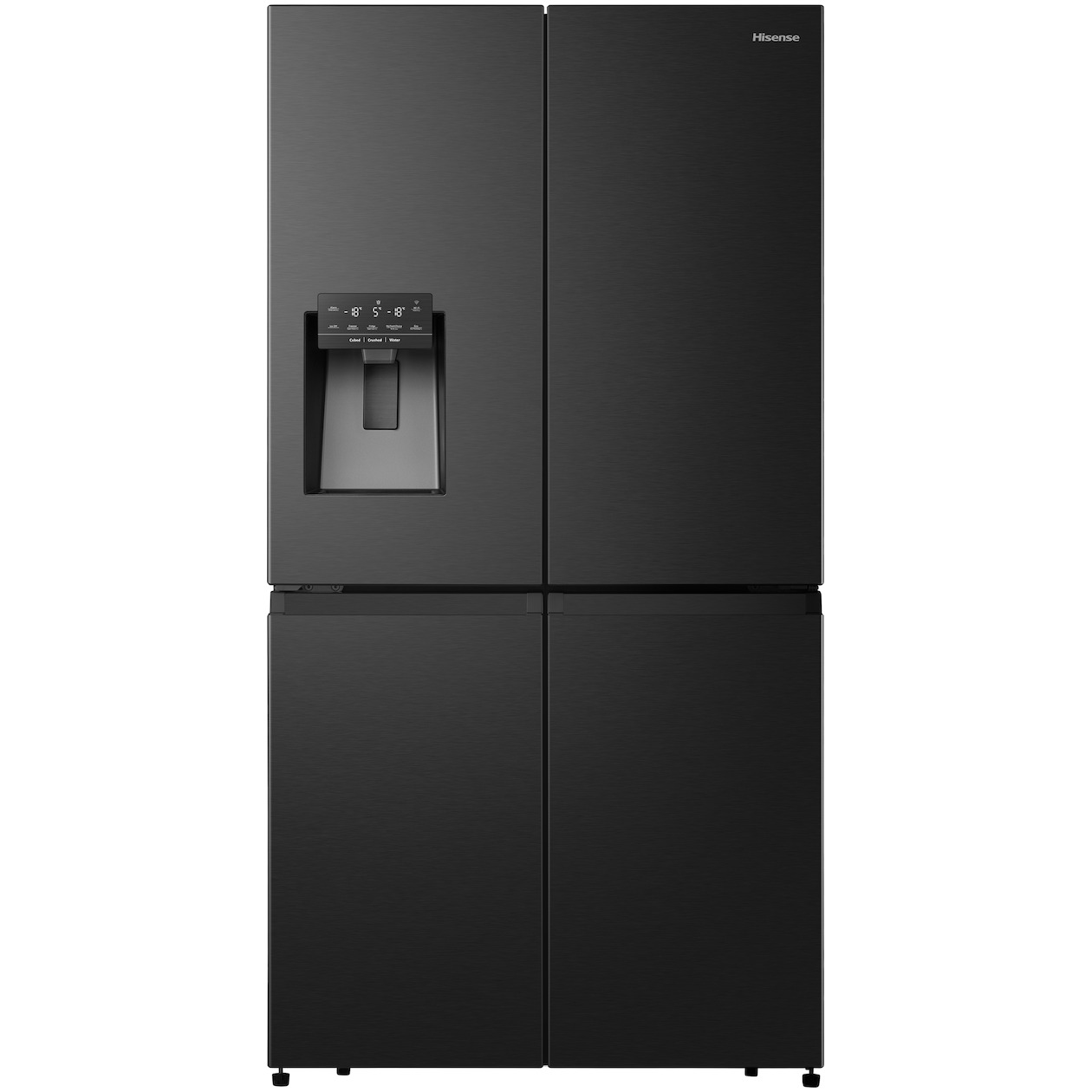 Hisense RQ760N4SBFE Amerikaanse koelkast Zwart