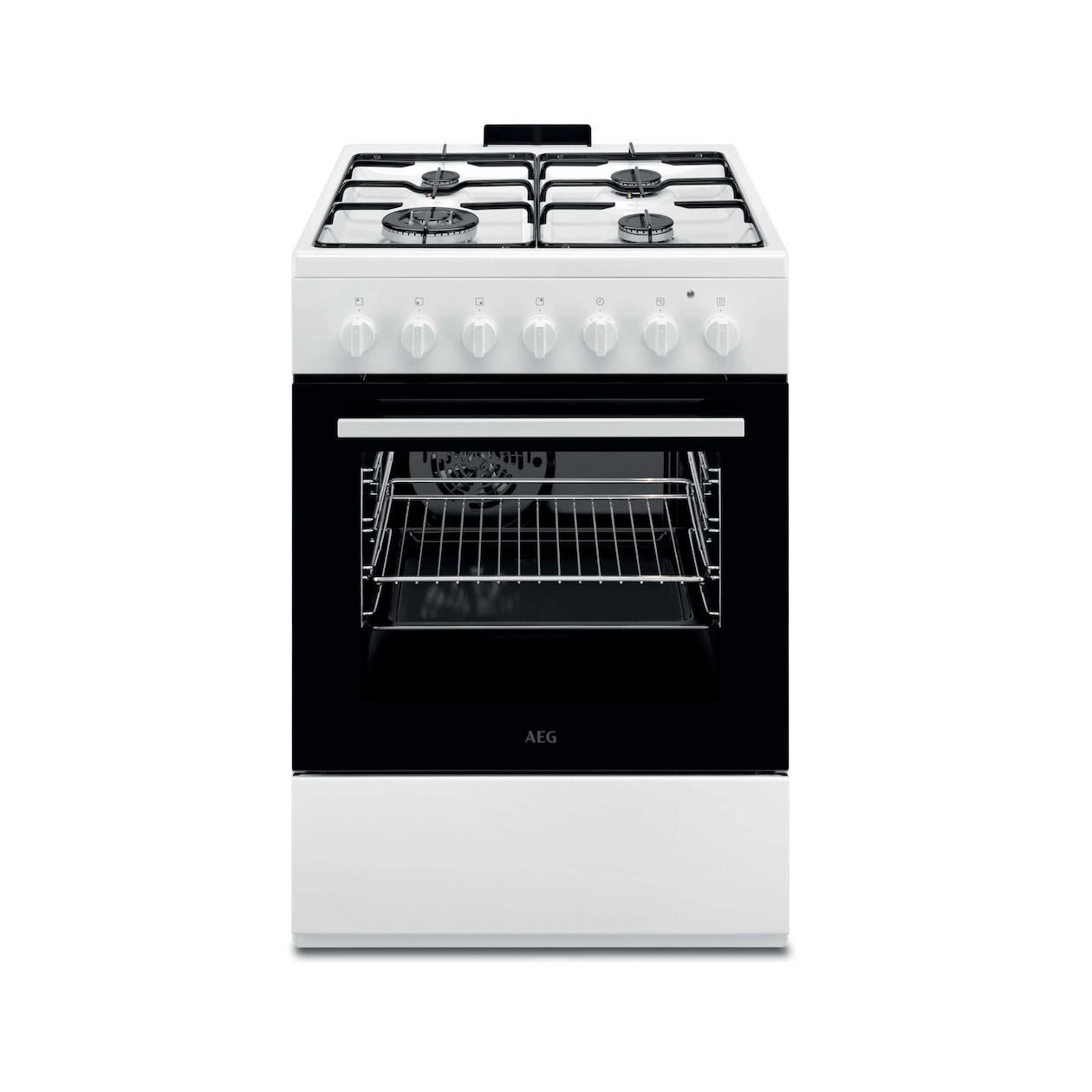 Aeg CKB64101BW Gasfornuis Wit, foto 2