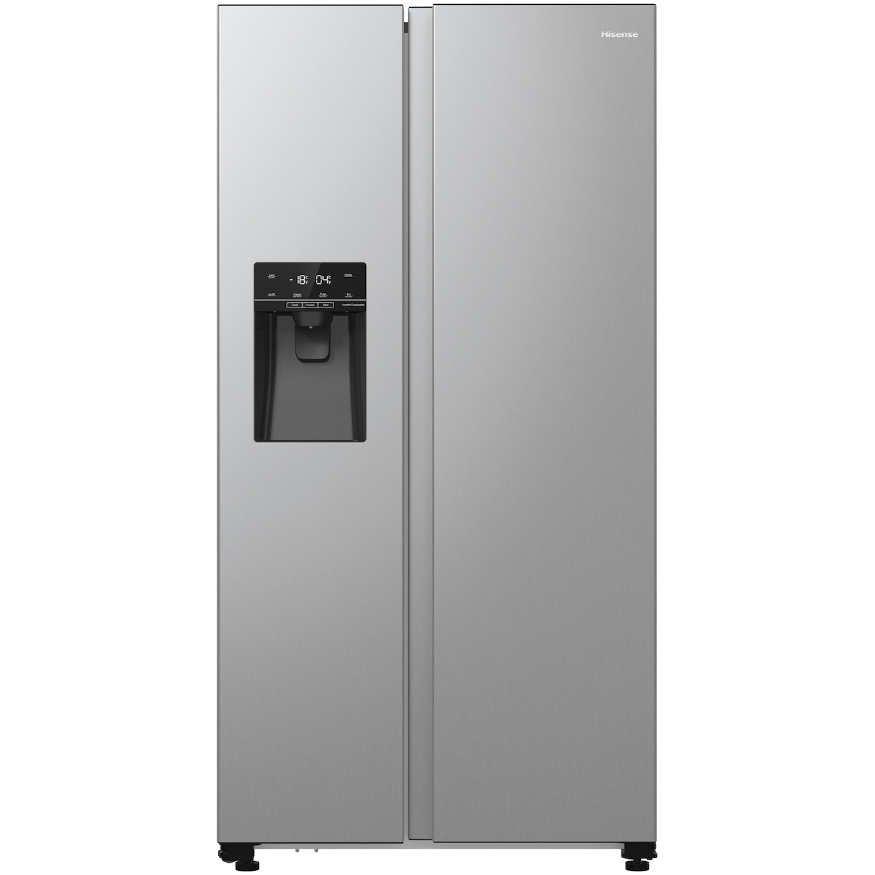 Hisense RS5P535NPCE Amerikaanse koelkast Zilver afbeelding