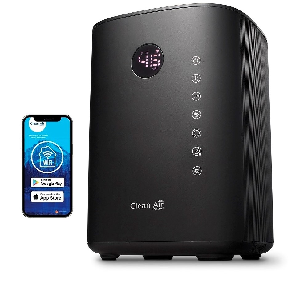 Clean Air Optima CA-605B Smart top filling Luchtbevochtiger Zwart afbeelding