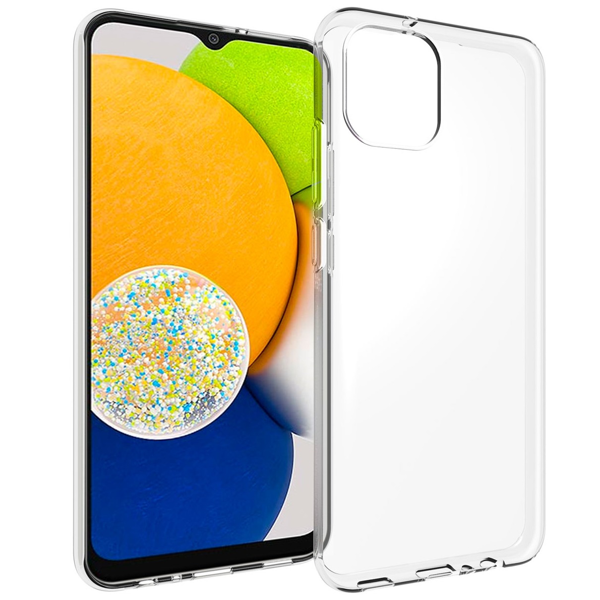 Accezz Clear Case voor Samsung Galaxy A03 Telefoonhoesje Transparant
