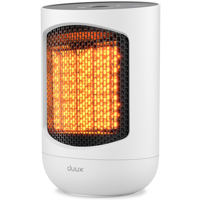 Duux Zone Keramische Kachel - Elektrische kachel 1500 Watt - Ventilatorkachel met 3 standen Thermostaat en Oscillatie - Wit