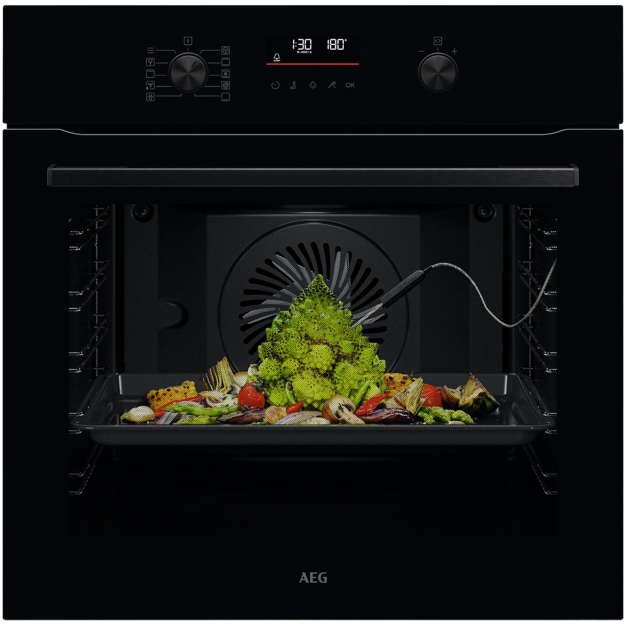 AEG OS6AB50AK Inbouw oven Zwart afbeelding