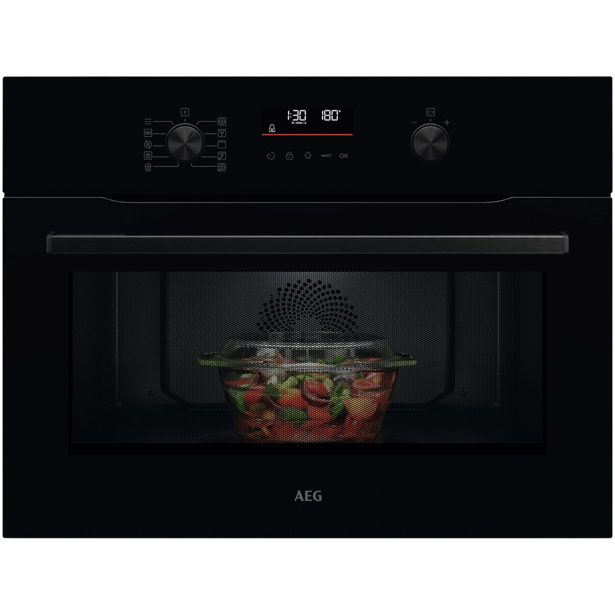 AEG OO5NK40K Inbouw combimagnetrons Zwart afbeelding