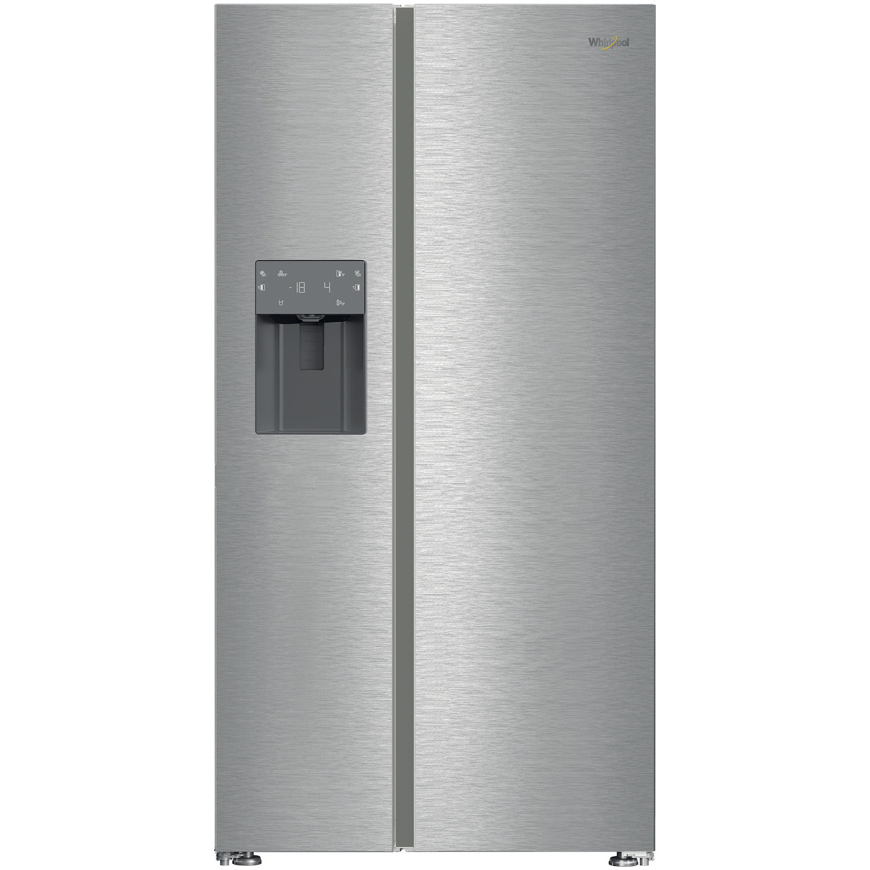 Whirlpool WHG2 6573W X4E Amerikaanse koelkast Zilver afbeelding