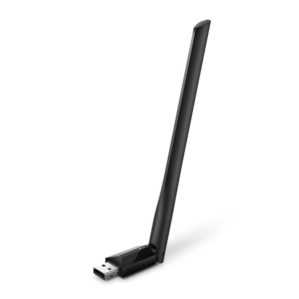 TP-Link Archer T2U Plus Wifi adapter Zwart afbeelding