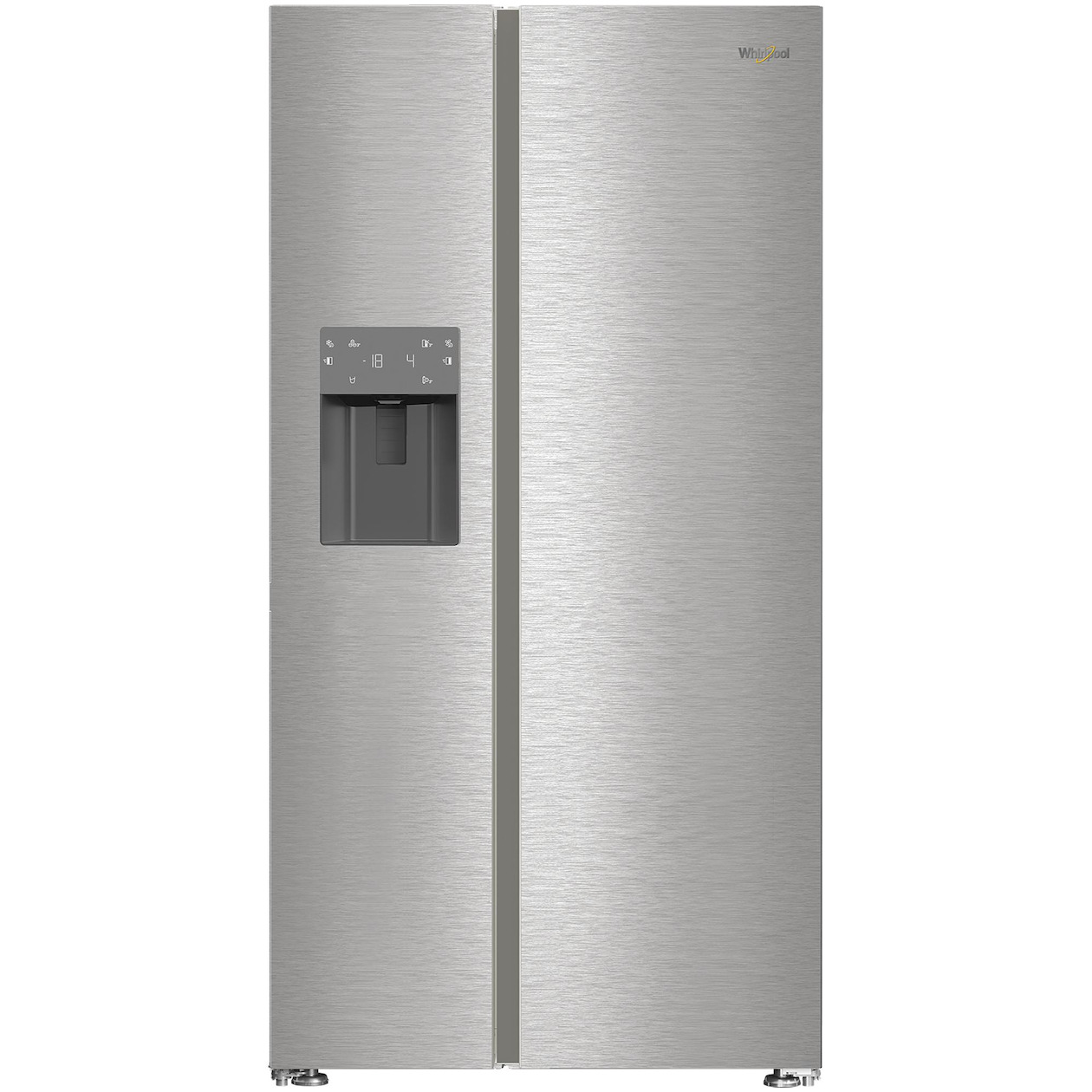 Whirlpool WHG2 6574W X5E Amerikaanse koelkast Zilver afbeelding