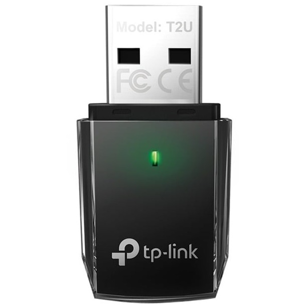 TP-Link Archer T2U V3 Wifi adapter Zwart afbeelding