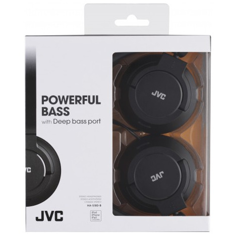 Jvc HA-S180 On-ear hoofdtelefoon Zwart, foto 3