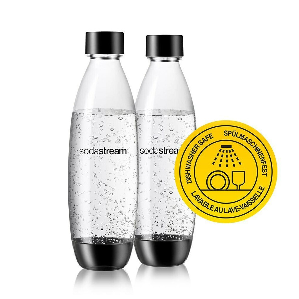 Sodastream TWINPACK FUSE 1L Waterkan Zwart afbeelding