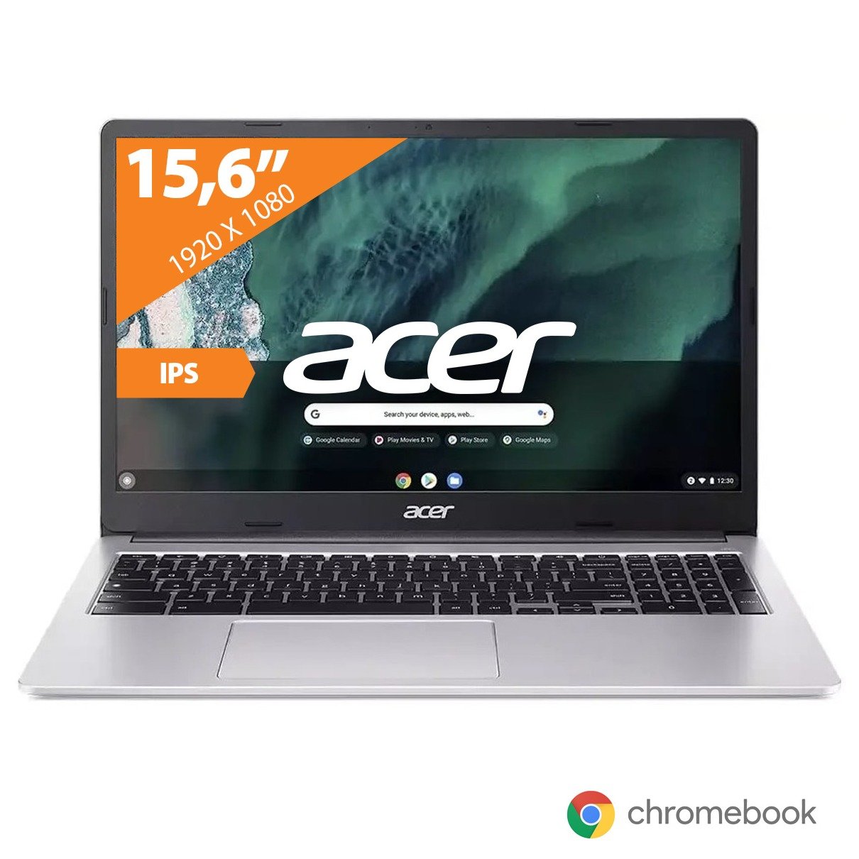 Expert Acer Chromebook 315 (CB315-4H-C3SW) Zilver aanbieding