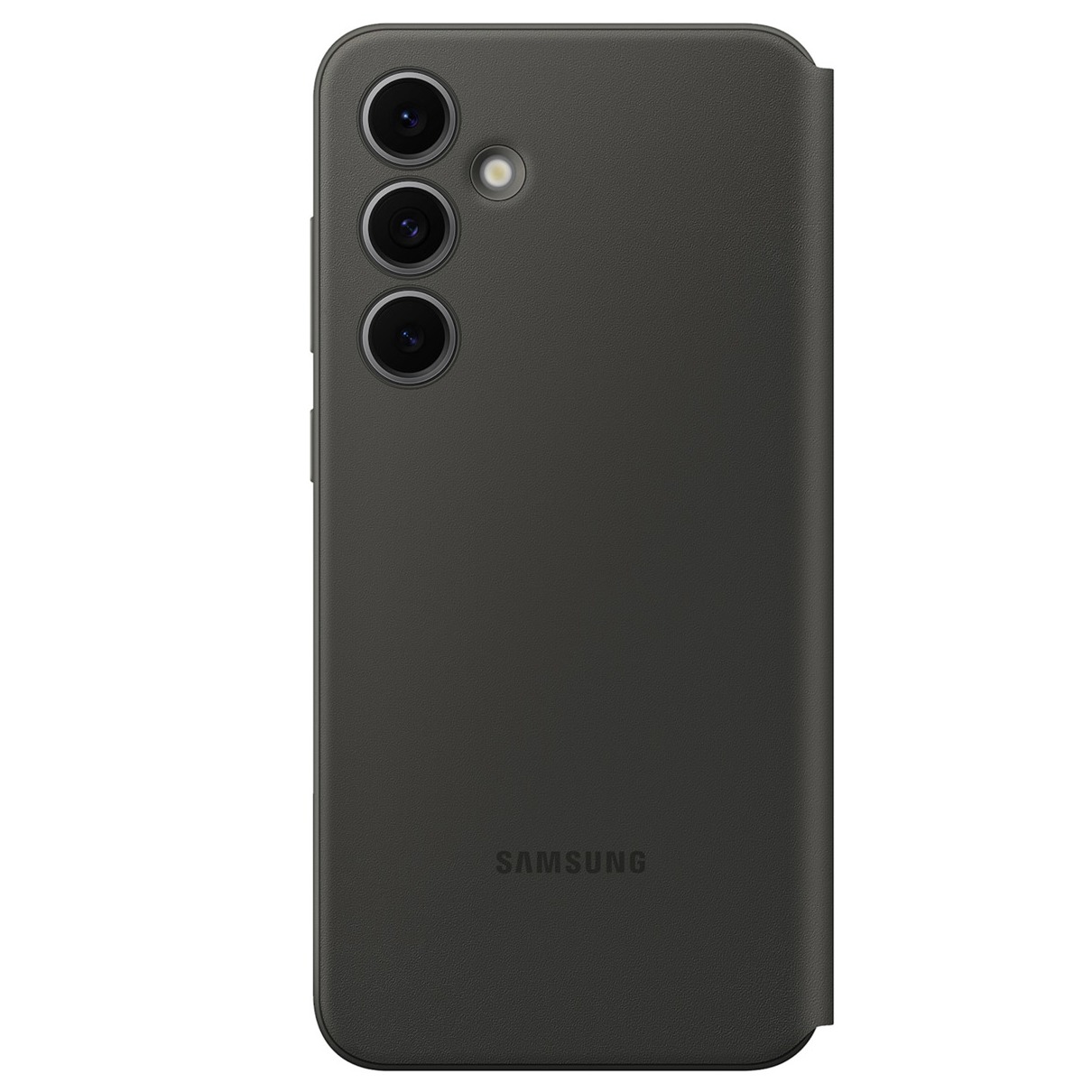 Samsung Smart View Wallet Case - voor Galaxy S24 FE Telefoonhoesje Zwart afbeelding