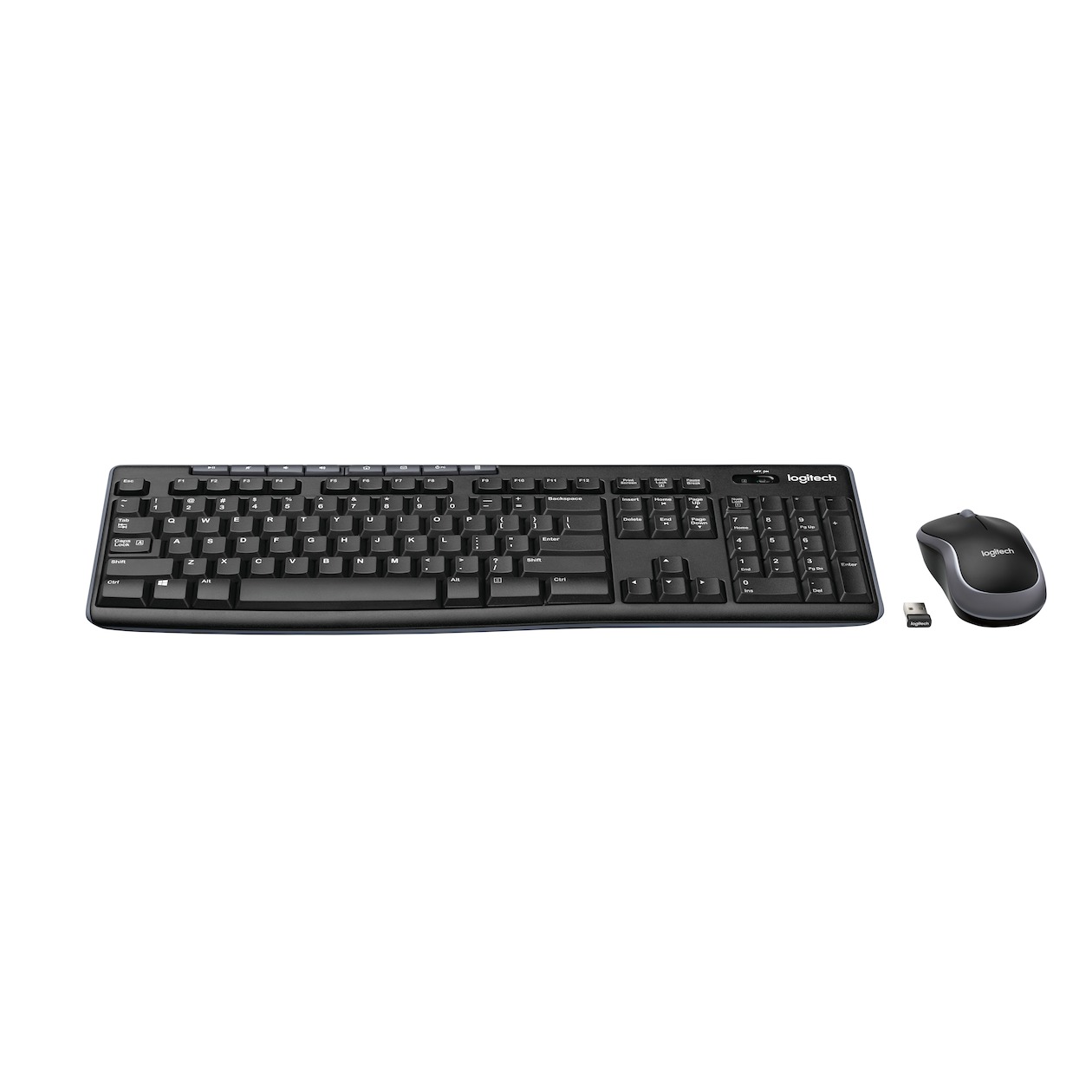 Logitech MK270 Draadloos Toetsenbord en Muis QWERTY Toetsenbord Zwart, foto 3