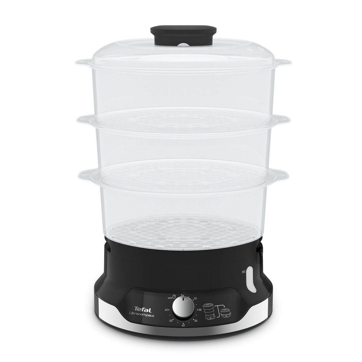 Tefal VC2048 Stoomkoker Zwart afbeelding