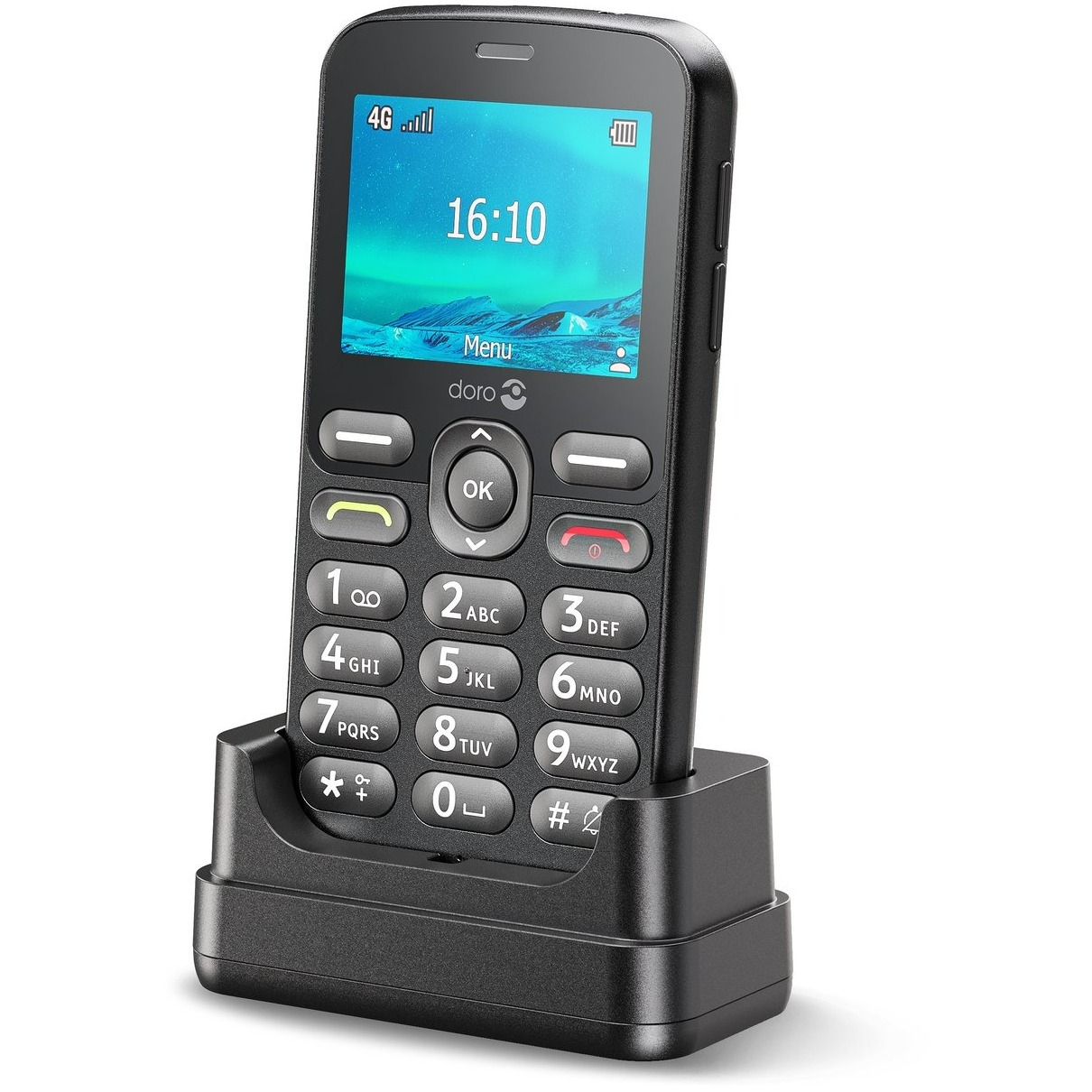 Doro 1880 Mobiele telefoon Zwart afbeelding