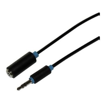 Scanpart audio verlengkabel 3.5mm jack 3,0m Extender Zwart