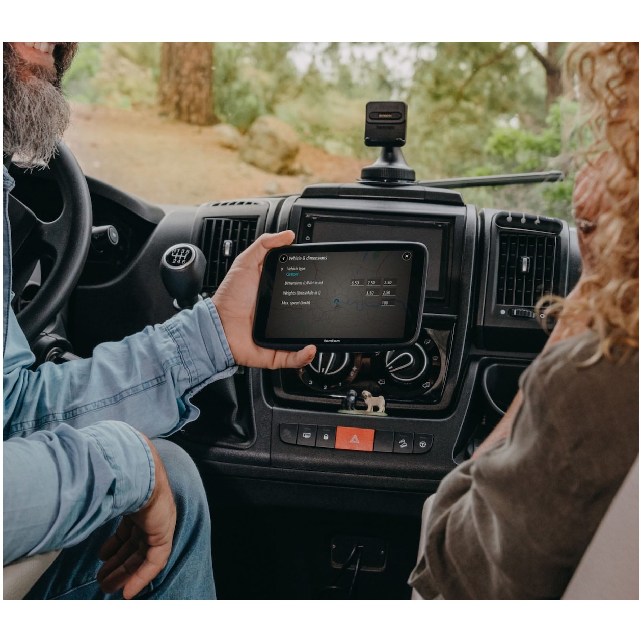 TomTom GO Camper Max Wereld Premium Pack Autonavigatie Zwart, foto 2