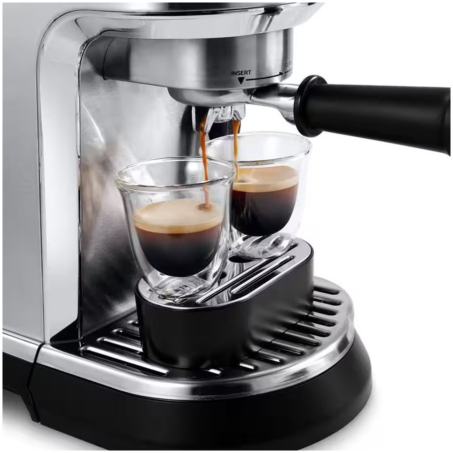 DeLonghi De'Longhi Dedica Maestro Plus EC950.M Espresso apparaat Grijs, foto 2