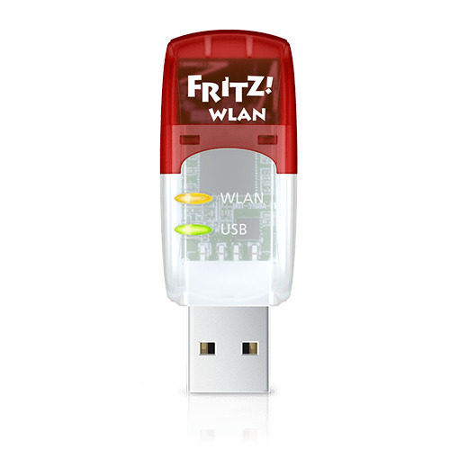 AVM FRITZ!WLAN Stick AC 430 Edition International Wifi adapter Transparant afbeelding