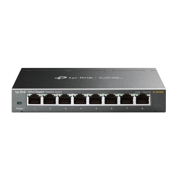 TP-Link TL-SG108S Switch Grijs afbeelding