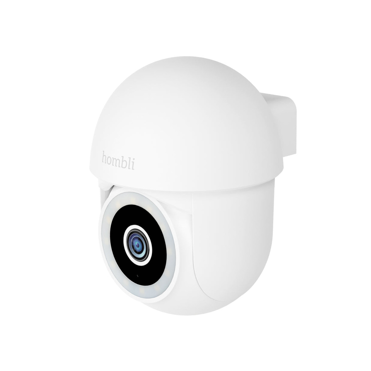 Hombli Pan & Tilt - Beveiligingscamera - Bewakingscamera voor buiten - Floodlight camera - Outdoor camera - 2K - Gekleurd Nachtzicht - Bewegingsdetectie - Volgfunctie - Wit
