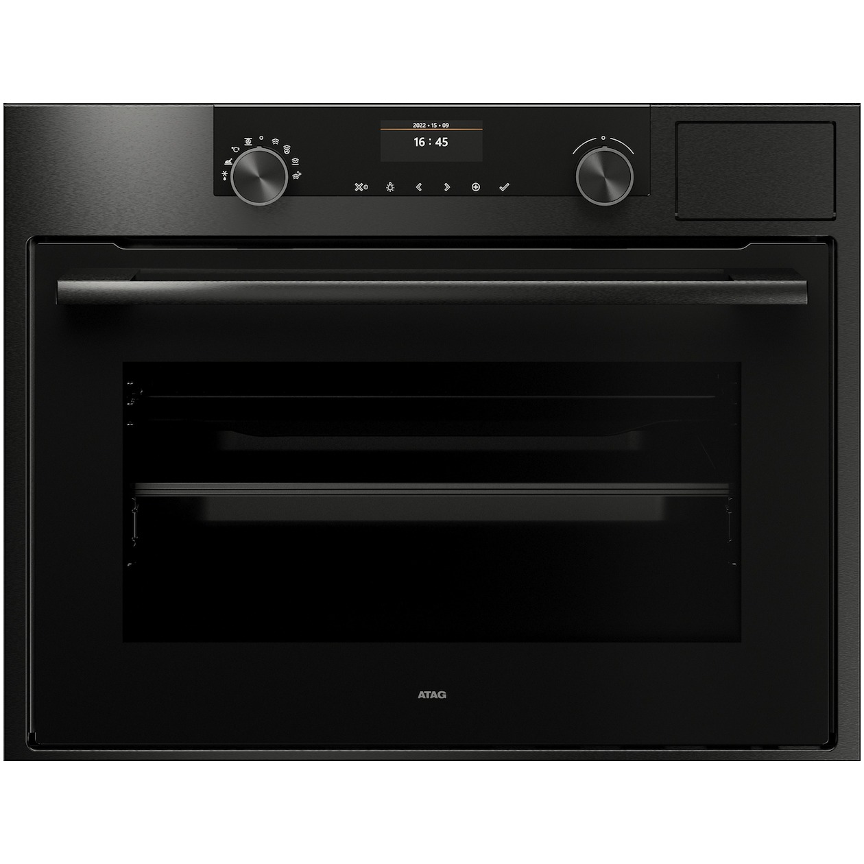 Atag CS46121C Inbouw combi stoomoven Zwart afbeelding