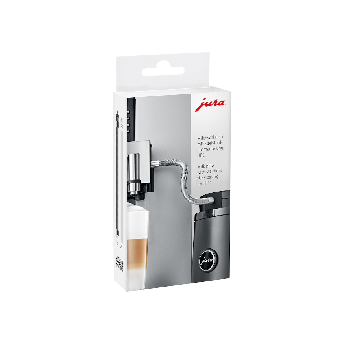 Jura Melkslang met RVS mantel HP2 Koffie accessoire Zilver afbeelding